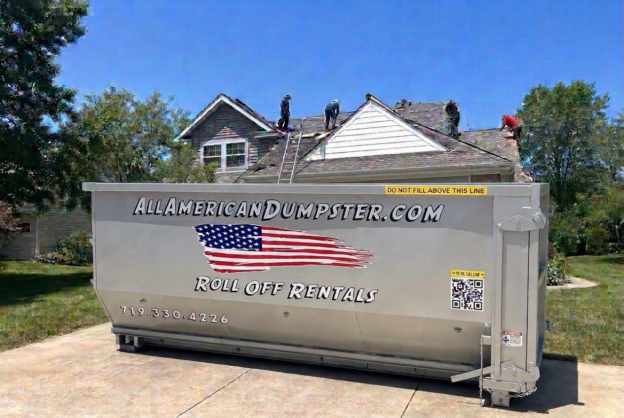 Roofing Dumpster Rental — roll-off dumpster rental in Colorado Springs, CO