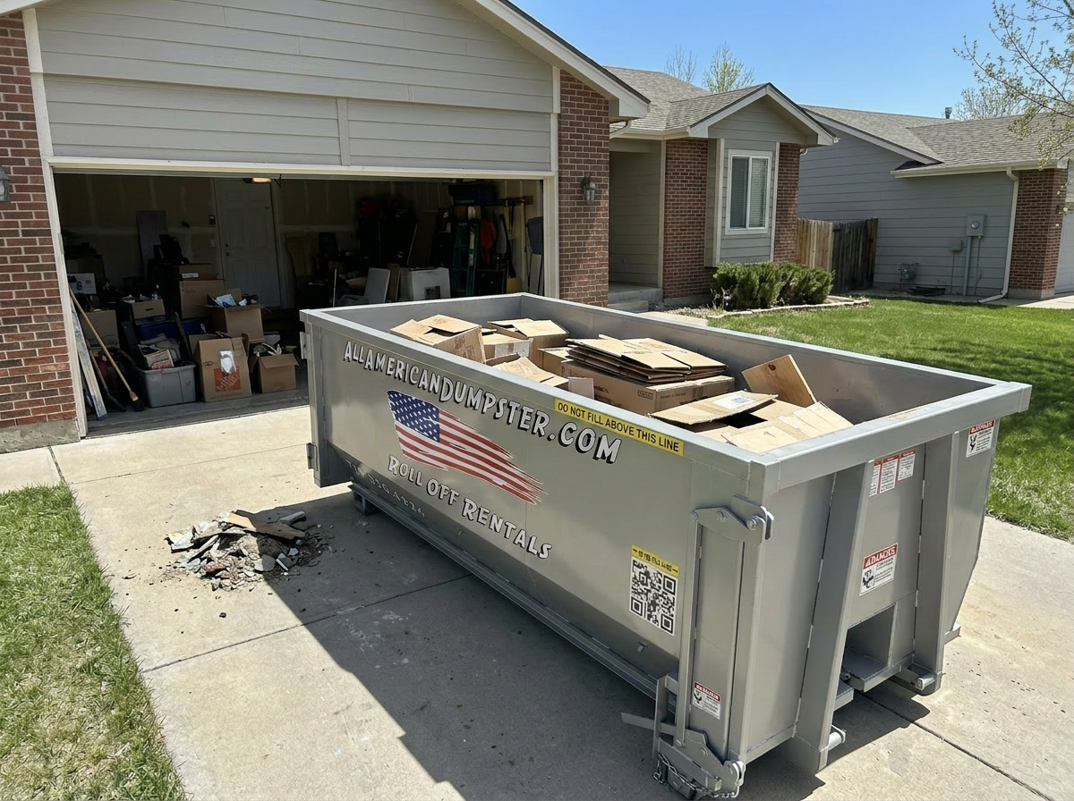 Home Cleanout Dumpster Rental — roll-off dumpster rental in Colorado Springs, CO